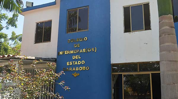 Colegio de Enfermeros de Carabobo | Foto: Globovisión