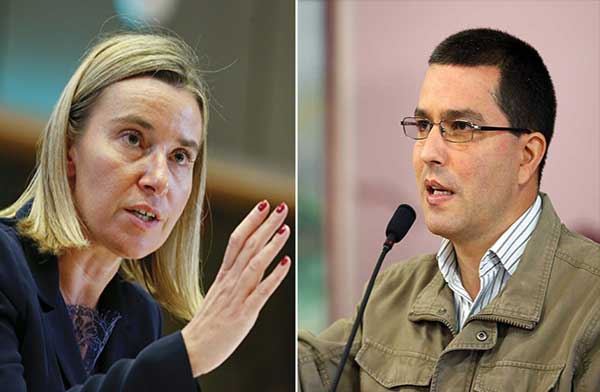 Jorge Arreaza rechazó las declaraciones de Federica Mogherini sobre la ANC | Composición