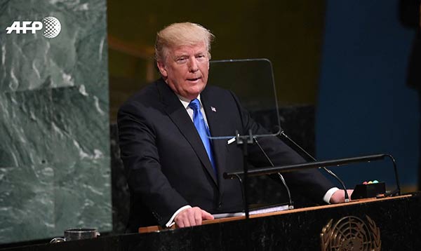 Donald Trump en la ONU |Foto: AFP