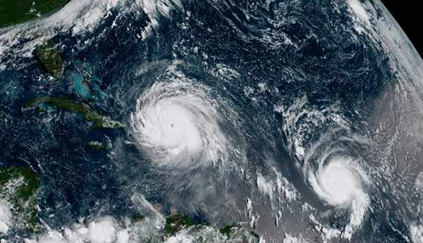 Huracán Irma y Huracán José | Foto: Reuters