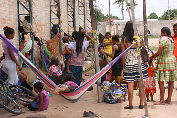 Migrantes venezolanos refugiados en Boa Vista | Foto: Ascom / MPF