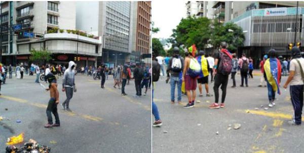 Así fue la represión de la GNB contra protesta de la “Resistencia” en Chacao