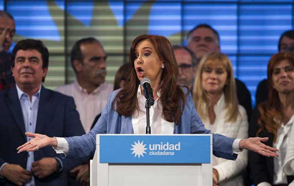 Expresidenta Cristina Kirchner gana banca en el Senado argentino | Foto: AFP