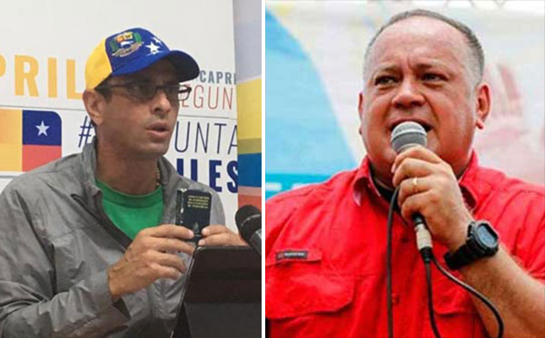 Diosdado acusa a Capriles de desviar recursos de Miranda a Primero Justicia | Composición