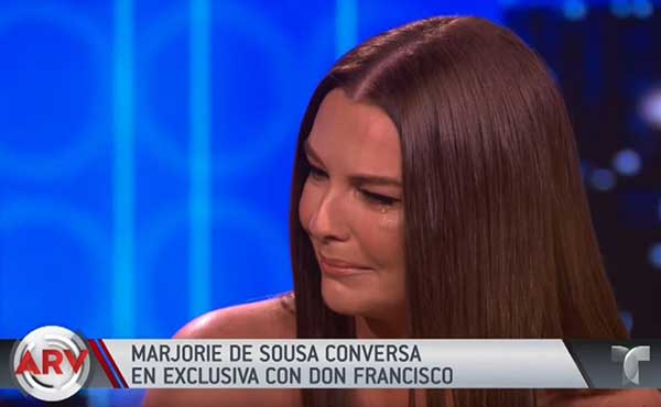 Marjorie de Sousa habló de su ruptura con Julián Gil | Captura de video