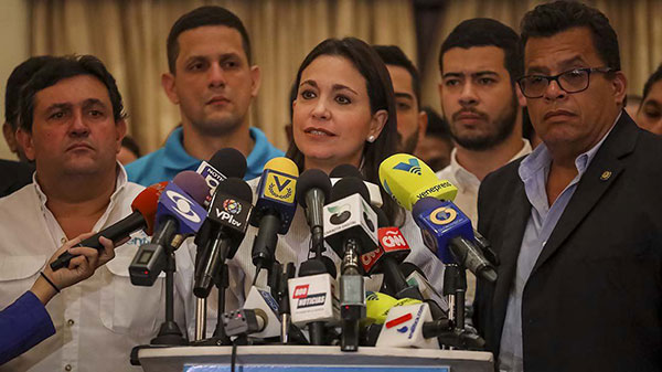 María Corina Machado instó al Parlamento a designar nuevo Poder Electoral | Foto: EFE