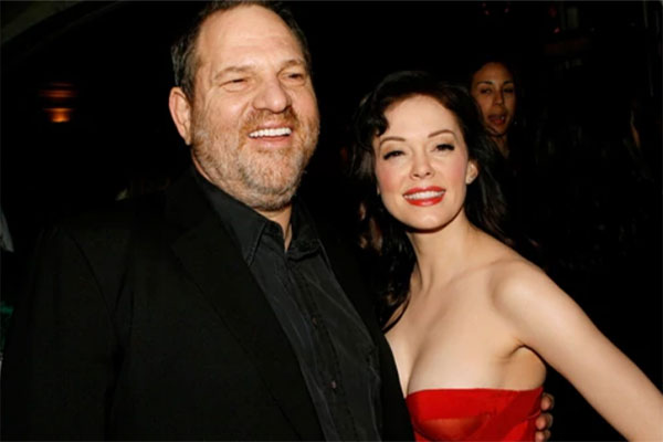 Rose McGowan y Harvey Weinstein | Foto: Wirelmage