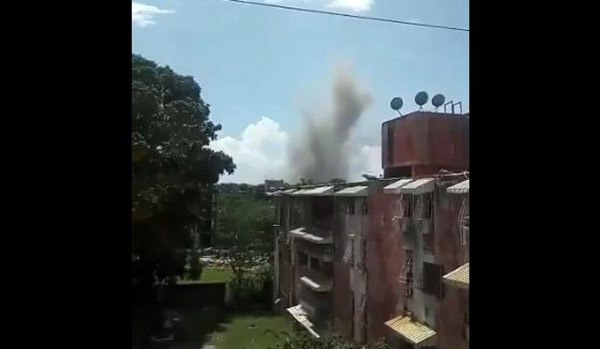 Fuerte explosión en la Compañía Venezolana de Industrias Militales (CAVIM)