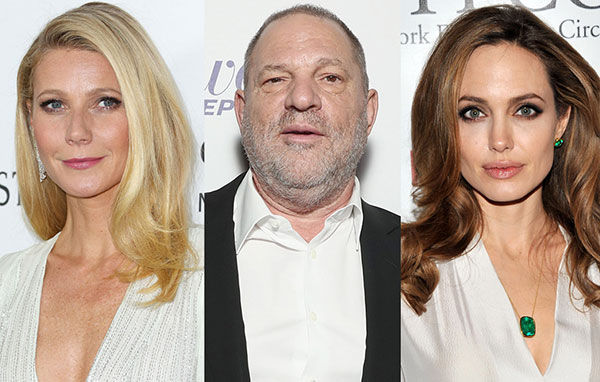 Angelina Jolie y Gwyneth Paltrow entre las celebridades acosadas sexualmente por Harvey Weinstein | Foto: E! Online
