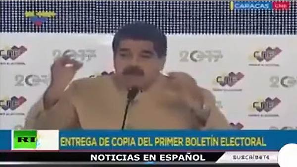 Nicolás Maduro | Foro: Captura de video
