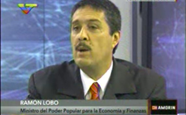 Ramón Lobo, presidente de BCV | Foto: Captura de video