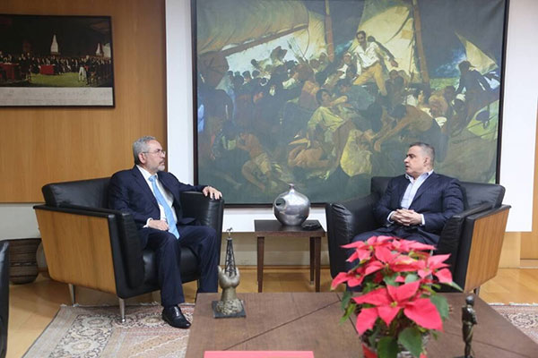 Saab se reunió con el presidente de Pdvsa para abordar "lucha contra la corrupción" | Foto cortesía