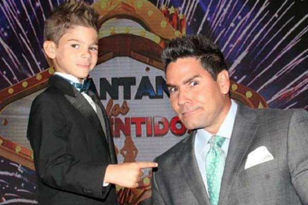 Winston Vallenilla y su hijo | Foto: Archivo