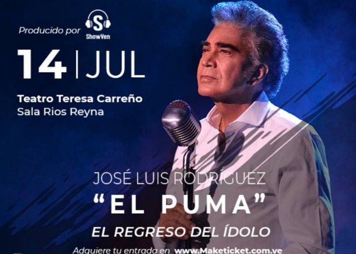 El Puma: "no volveré hasta la caída de Ahora dará un concierto en Caracas un precio y Reacciones) - NotiTotal